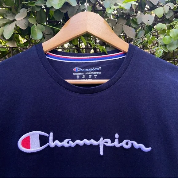 Champion Navy T-Shirt - Picture 2 of 3